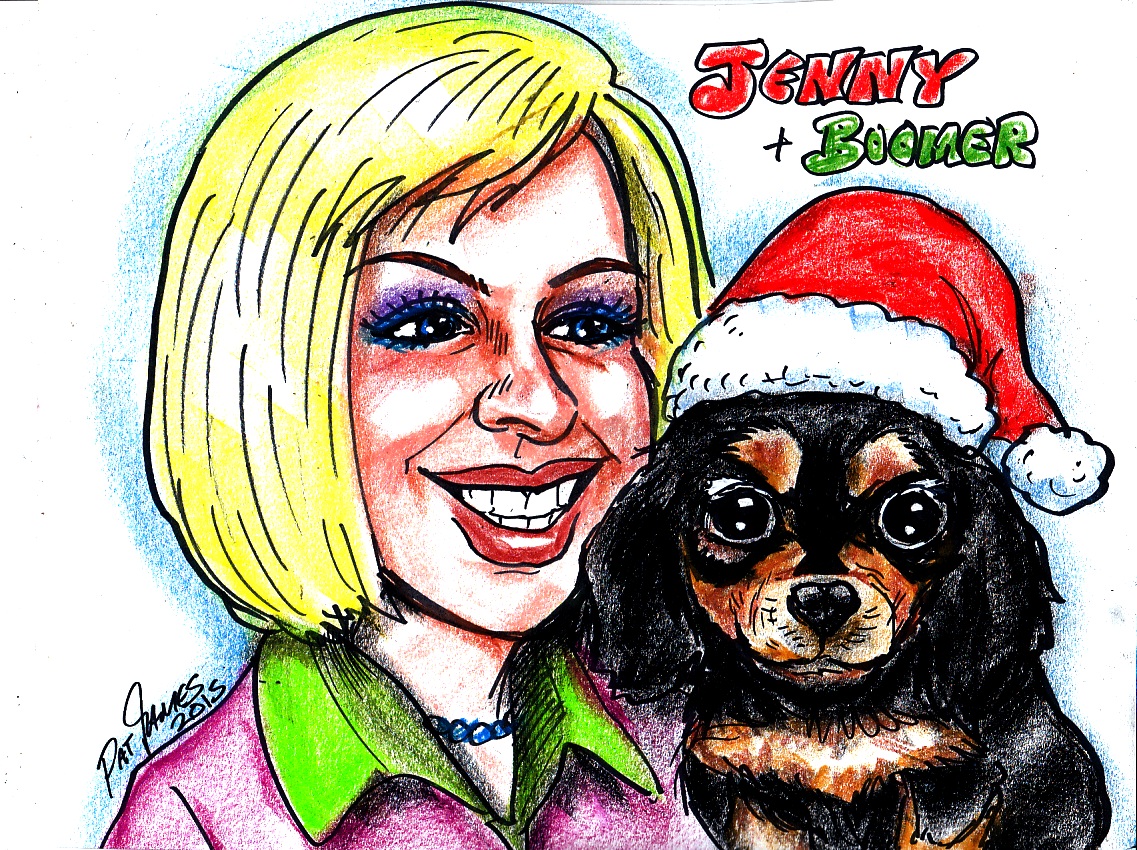
 dog pet for hiresToronto caricature artist Pat the popular caricature artist ono2funny .com